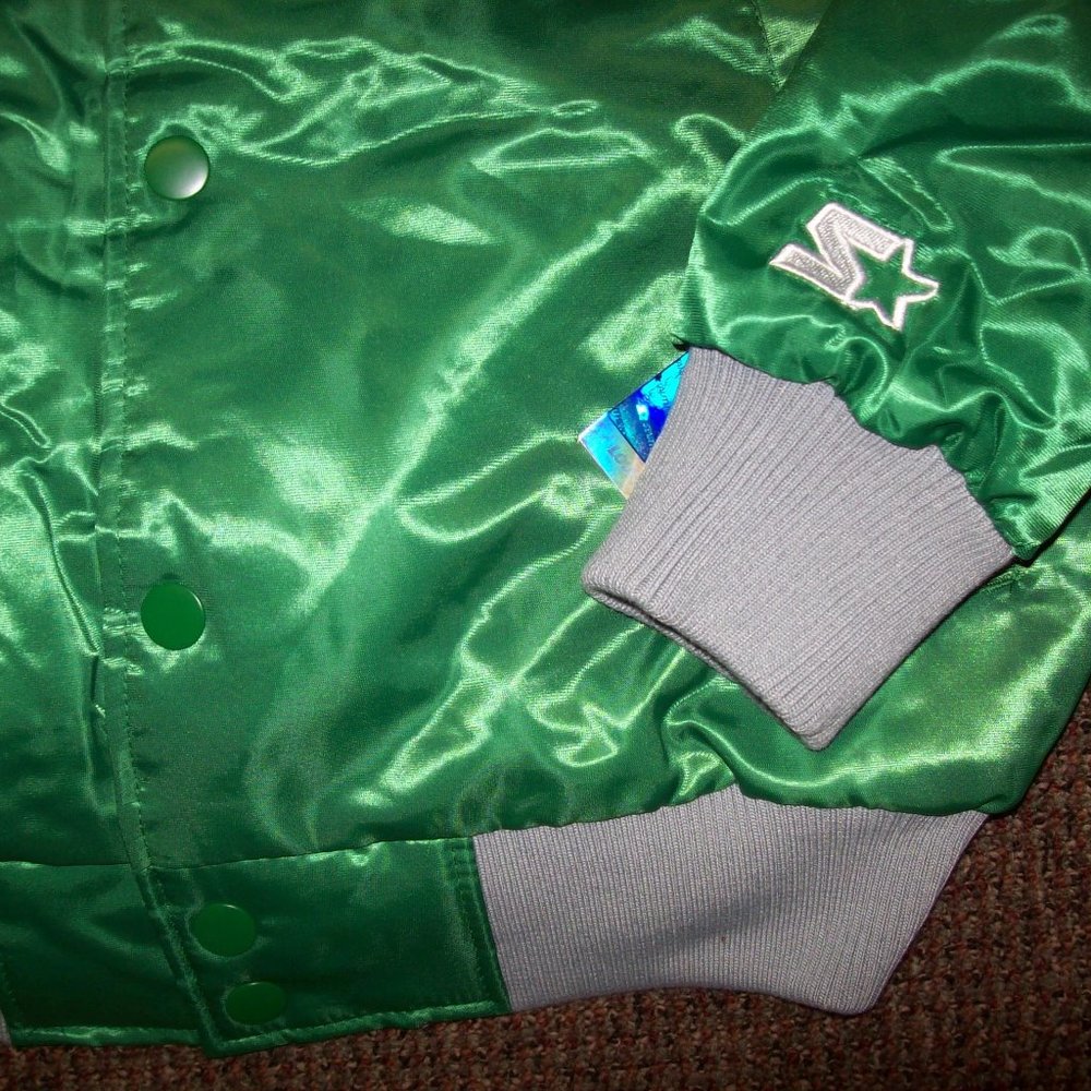 PHILADELPHIA EAGLES Starter Jacket Kelly Green - Picture 11 of 11